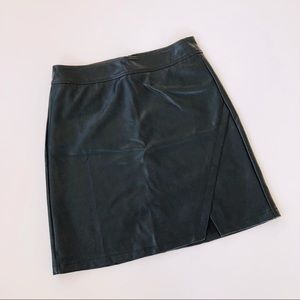 NWT LOFT Faux Leather Skirt